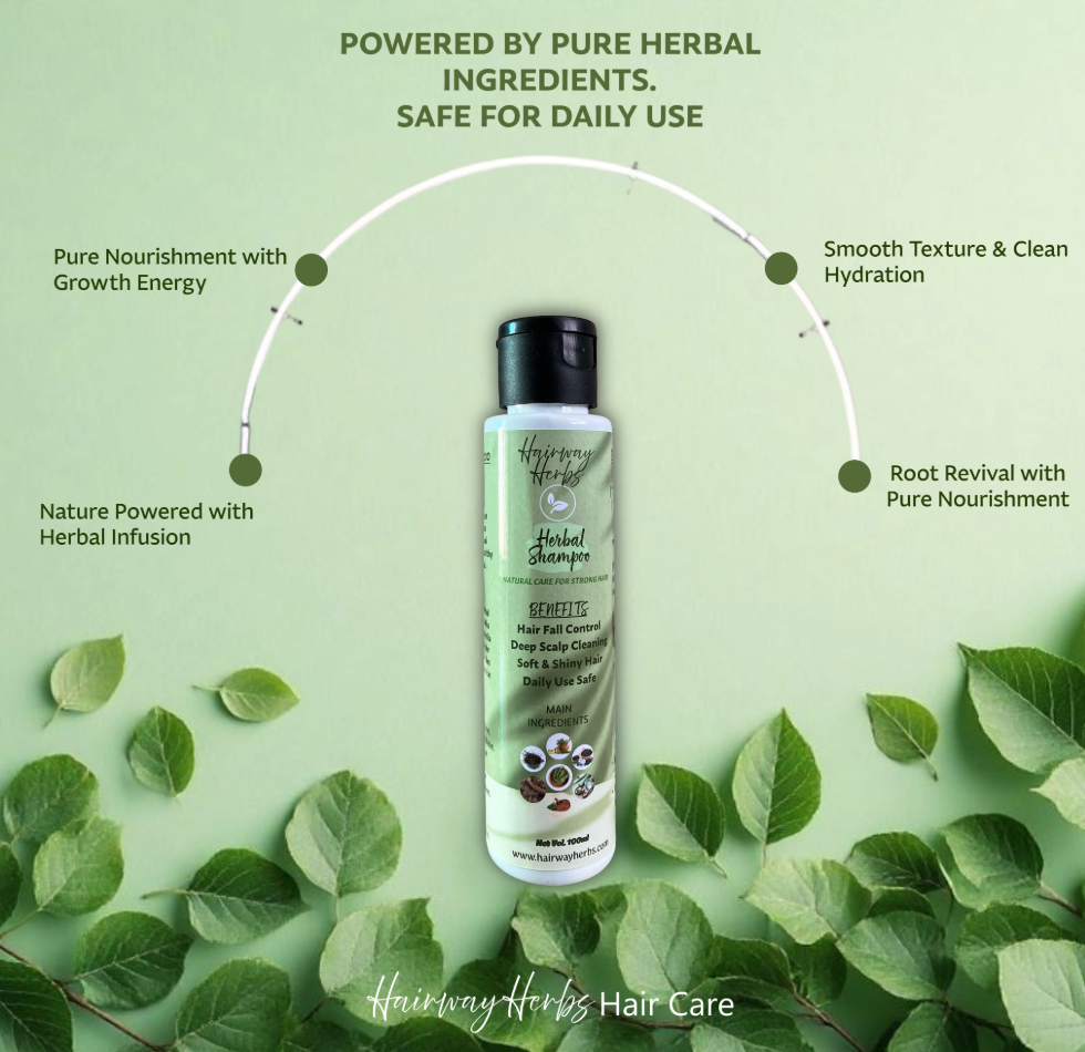 Hairway Herbs HERBAL HAIR OIL & SHAMPOO COMBO - Image 3